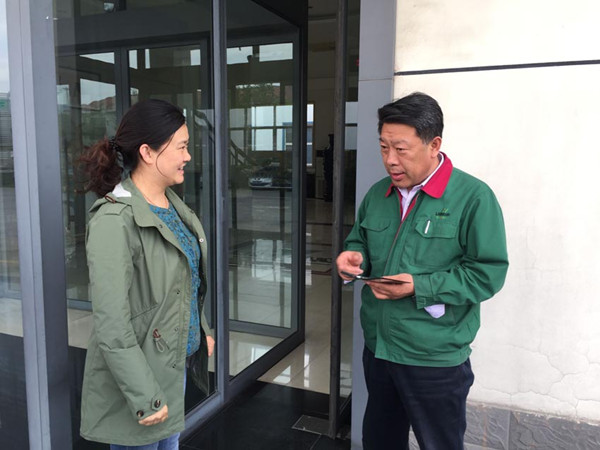 祥和集團(tuán)公司總經(jīng)理趙凌燕帶隊參觀考察山東柳杭減速機(jī)公司